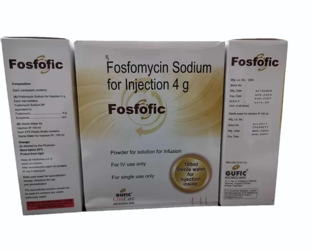 Top 10 Fosfomycin Injection Brands in India