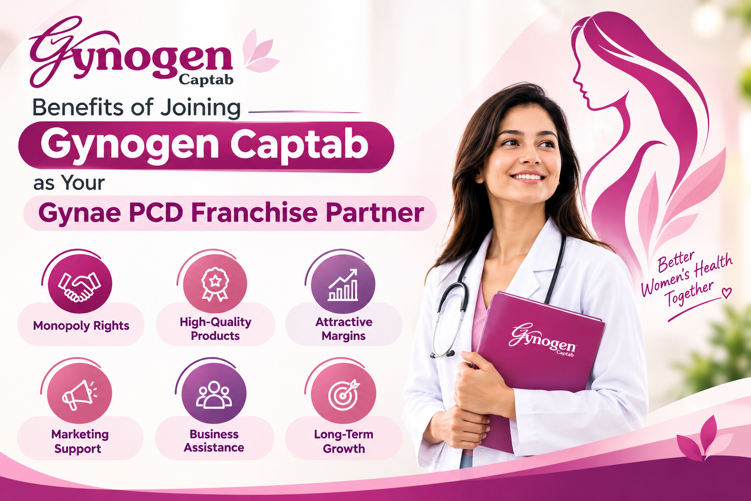 Benefits of Joining Gynogen Captab as Your Gynae PCD Franchise Partner