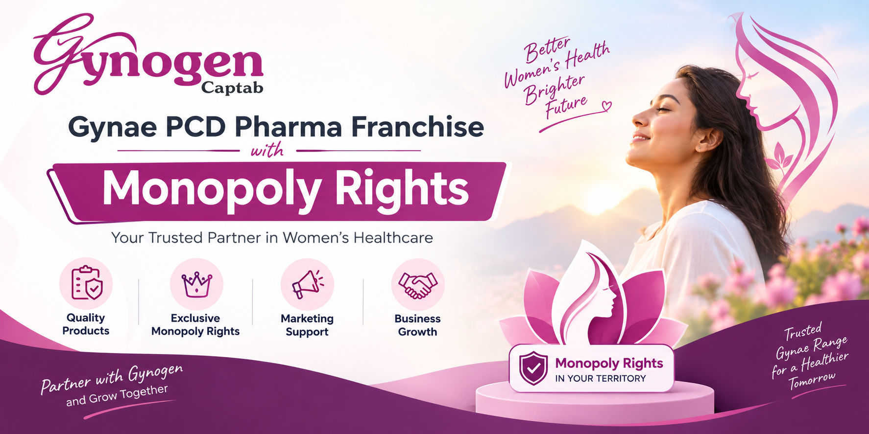 Gynae PCD Pharma Franchise with Monopoly Rights